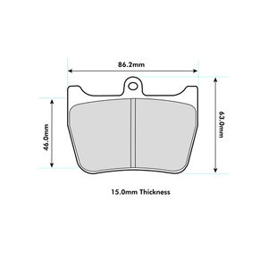 Ferodo DS3000 Brake Pads To Fit AP Racing CP5148 Caliper
