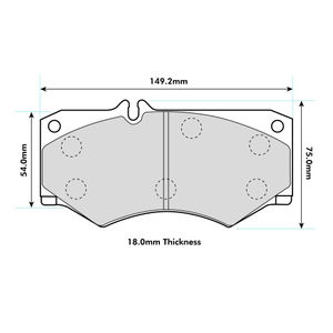 Mintex F4R Brake Pads To Fit Tarox B32-6 Caliper