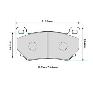 Ferodo DSUNO Brake Pads To Fit AP Racing CP7600/CP7606/CP7613 / OE Calipers