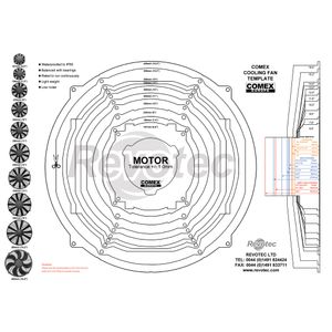 Revotec Cooling Fan Fitting Template