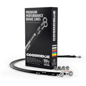 Goodridge Stainless Steel Braided Brake Line Kit
