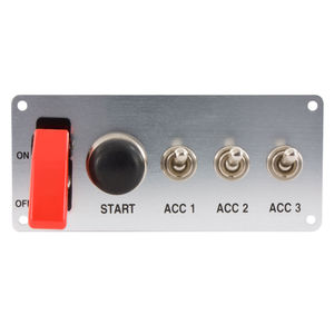 Grayston Starter Switch Panel With 3 Accessory Switches