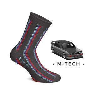 Heel Tread Automotive Icons Socks – BMW M-Tech