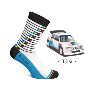Heel Tread Automotive Icons Socks – Peugeot 205 T16