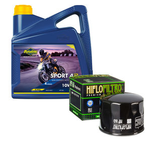 Putoline Sport 4R & Hiflofiltro Motorcycle Oil Filter