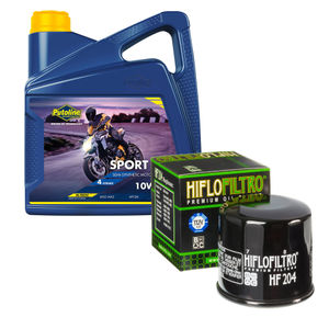 Putoline Sport 4R & Hiflofiltro Motorcycle Oil Filter