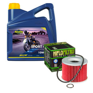 Putoline Sport 4R & Hiflofiltro Motorcycle Oil Filter