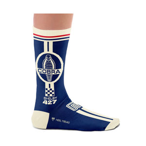 Heel Tread Automotive Icons Socks - Shelby Cobra 427
