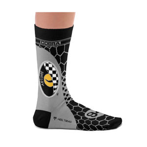 Heel Tread Automotive Icons Socks - Shelby Cobra Snake Eyes