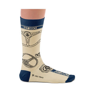 Heel Tread Automotive Icons Socks - Shelby Mustang GT 350