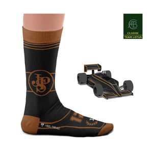 Heel Tread Automotive Icons Socks - Lotus 97T JPS