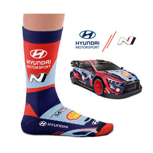 Heel Tread Automotive Icons Socks - Hyundai WRC