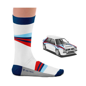 Heel Tread Automotive Icons Socks - Lancia Delta Integrale