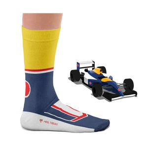 Heel Tread Automotive Icons Socks - Williams F1 FW14B Red 5