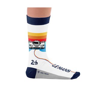 Heel Tread Automotive Icons Socks - Le Mans Retro Racer