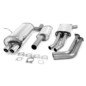 Jetex Resonated 2.75&quot; Downpipe Back Exhaust System. EC-Approved