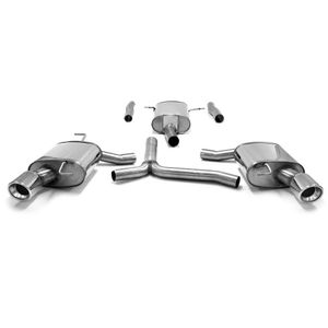 Jetex Resonated 2.76&quot; Downpipe Back Exhaust System. EC-Approved