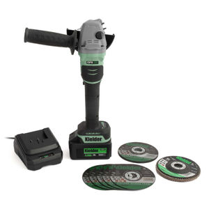 Kielder TYPE18 115mm Angle Grinder, Battery & Discs