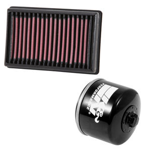 K&N Filters Air & Oil Motorcycle Filter Combo