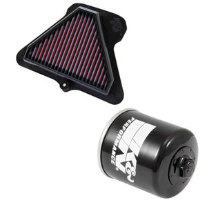 K&N Filters Air & Oil Motorcycle Filter Combo