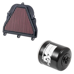 K&N Filters Air & Oil Motorcycle Filter Combo