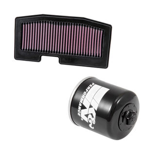 K&N Filters Air & Oil Motorcycle Filter Combo