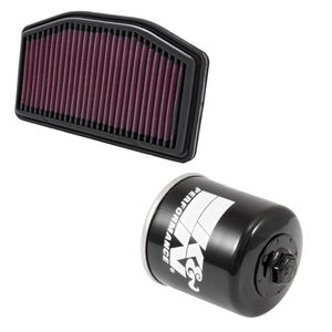 K&N Filters Air & Oil Motorcycle Filter Combo