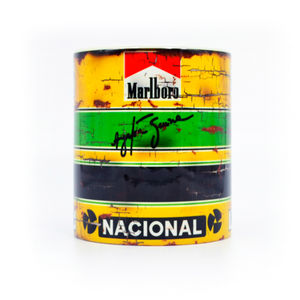 Legacy Legends Retro Vintage Mug - Ayrton Senna Helmet