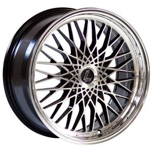 Lenso Eagle 3 Alloy Wheels in Black Machined Face/Polished Dish Set of 4