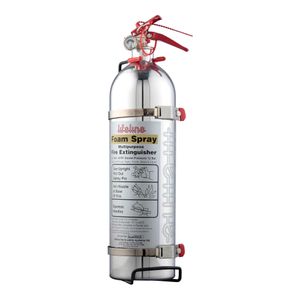 Lifeline Polished Hand Held Fire Extinguisher 1.75 Ltr