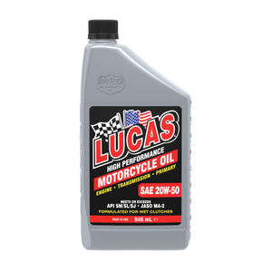 Lucas Oil 20W50 Motorcycle Oil