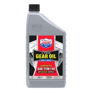 Lucas Oil 75w140 Synthetic V-Twin Gear Oil