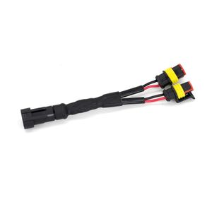 Lazer Lamps Y Splitter Cable - Single To Twin Lamps