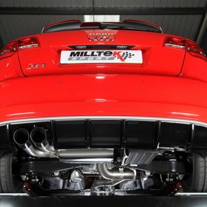 Milltek Resonated 3&quot; Cat Back Exhaust System - Valved. EC-Approved