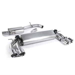 Milltek Resonated 3&quot; Cat Back Exhaust System - Valved. EC-Approved