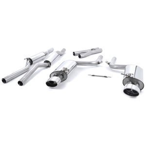 Milltek Resonated 2.36" Cat Back Exhaust System - Non-Valved