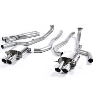 Milltek Non-Resonated 3&quot; Cat Back Exhaust System - Valved. EC-Approved