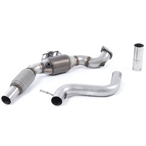 Milltek 2.76&quot; Large Bore Downpipe With Hi-Flow Sports Cat