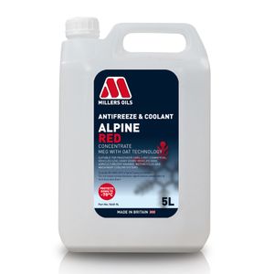 Millers Oils Red Alpine Anti Freeze Summer Coolant