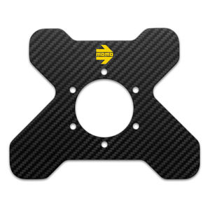 Momo Carbon Fibre Steering Wheel 4 Button Plate