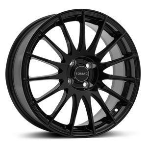Romac Pulse Alloy Wheels In Onyx Black Set Of 4