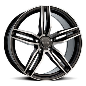 Romac Venom Alloy Wheels In Gloss Black With Polished Face Set Of 4
