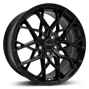 Romac Vortex Alloy Wheels In Gloss Black Set Of 4