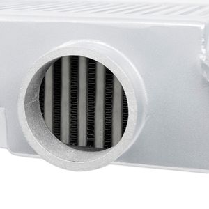 Mishimoto Performance Top-Mount Intercooler Kit, Silver Cooler, Black Hoses