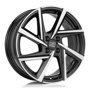 MSW 80/4 Alloy Wheels In Gloss Black Full Polished Set Of 4