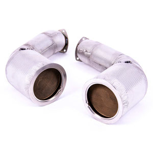 Milltek 3&quot; Large Bore Downpipes With 100 Cell Hi-Flow Sports Cats