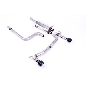Milltek 2.76&quot; GPF Back Dual Outlet Conversion Exhaust System - Valved. EC-Approved