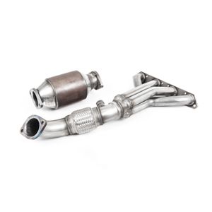 Milltek 2.5&quot; 4-1 Exhaust Manifold With Removable 200 Cell Hi-Flow Sports Cat
