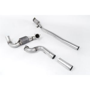 Milltek 3&quot; Large Bore Downpipe With 200 Cell Hi-Flow Sports Cat And GPF Delete