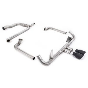 Milltek Non-Resonated 2.5&quot; Full Race Exhaust System With De Cat And Back Box Delete